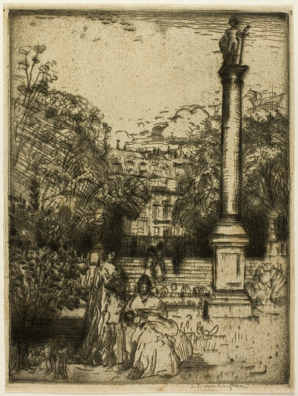 Luxembourg-søylen, Paris av Donald Shaw MacLaughlan