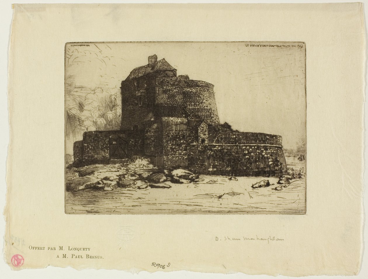 Gamle fortet ved Ambleteuse av Donald Shaw MacLaughlan