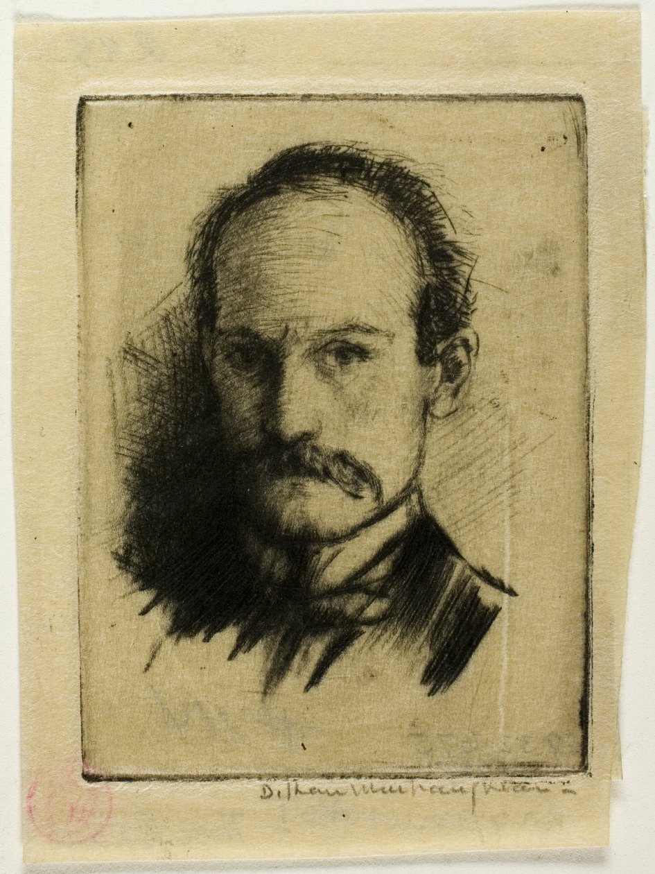 Portrett av kunstneren av Donald Shaw MacLaughlan