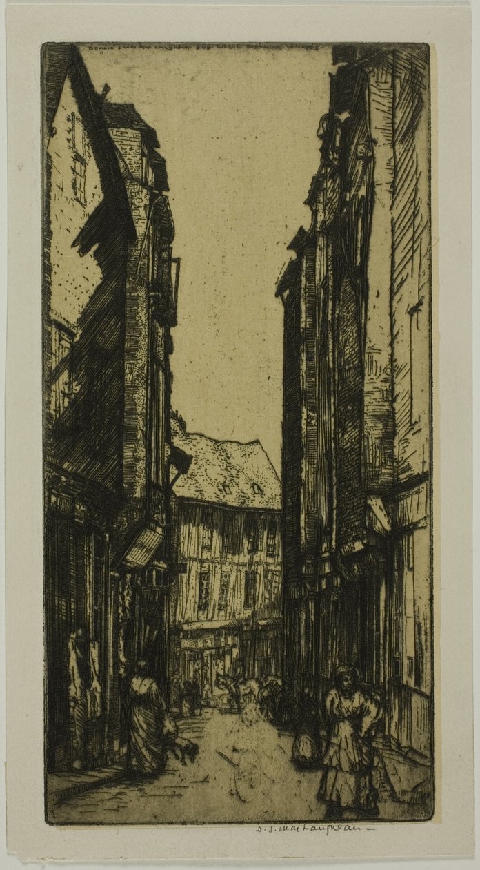 Rue des Halles, Vannes, Bretagne av Donald Shaw MacLaughlan