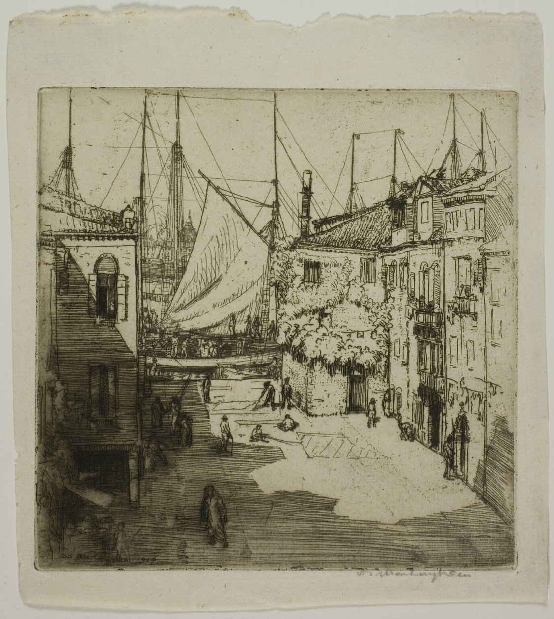 Sail Yard, Venezia av Donald Shaw MacLaughlan