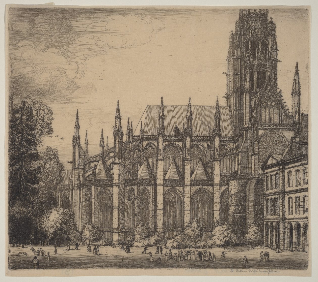 Saint-Ouen, Rouen av Donald Shaw MacLaughlan