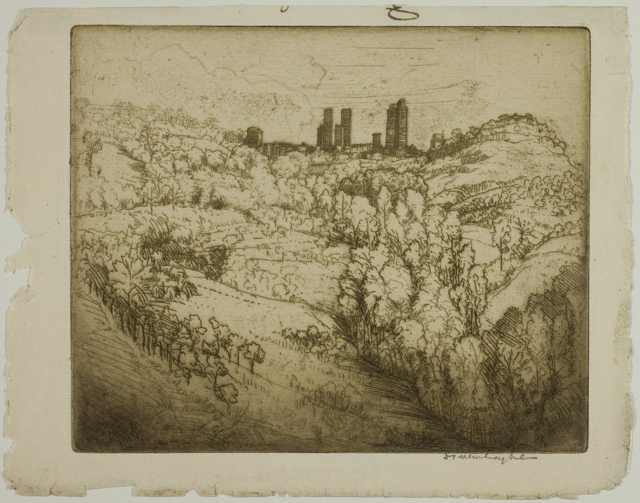 The Hill City av Donald Shaw MacLaughlan