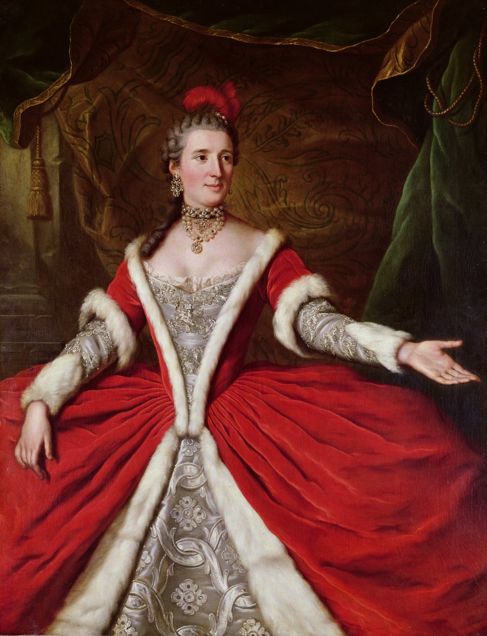 Mademoiselle Dumesnil (1713–1803) av Donat Nonotte