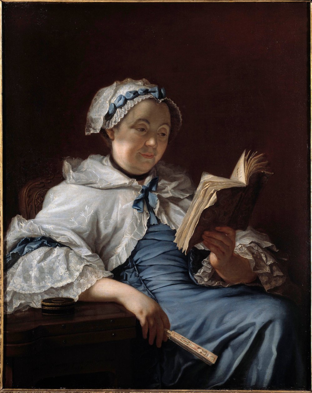 Portrett av Madame Nonotte Maleri av Donat Nonotte (1708-1785) 1758 Besancon. Museum of Fine Arts av Donat Nonotte