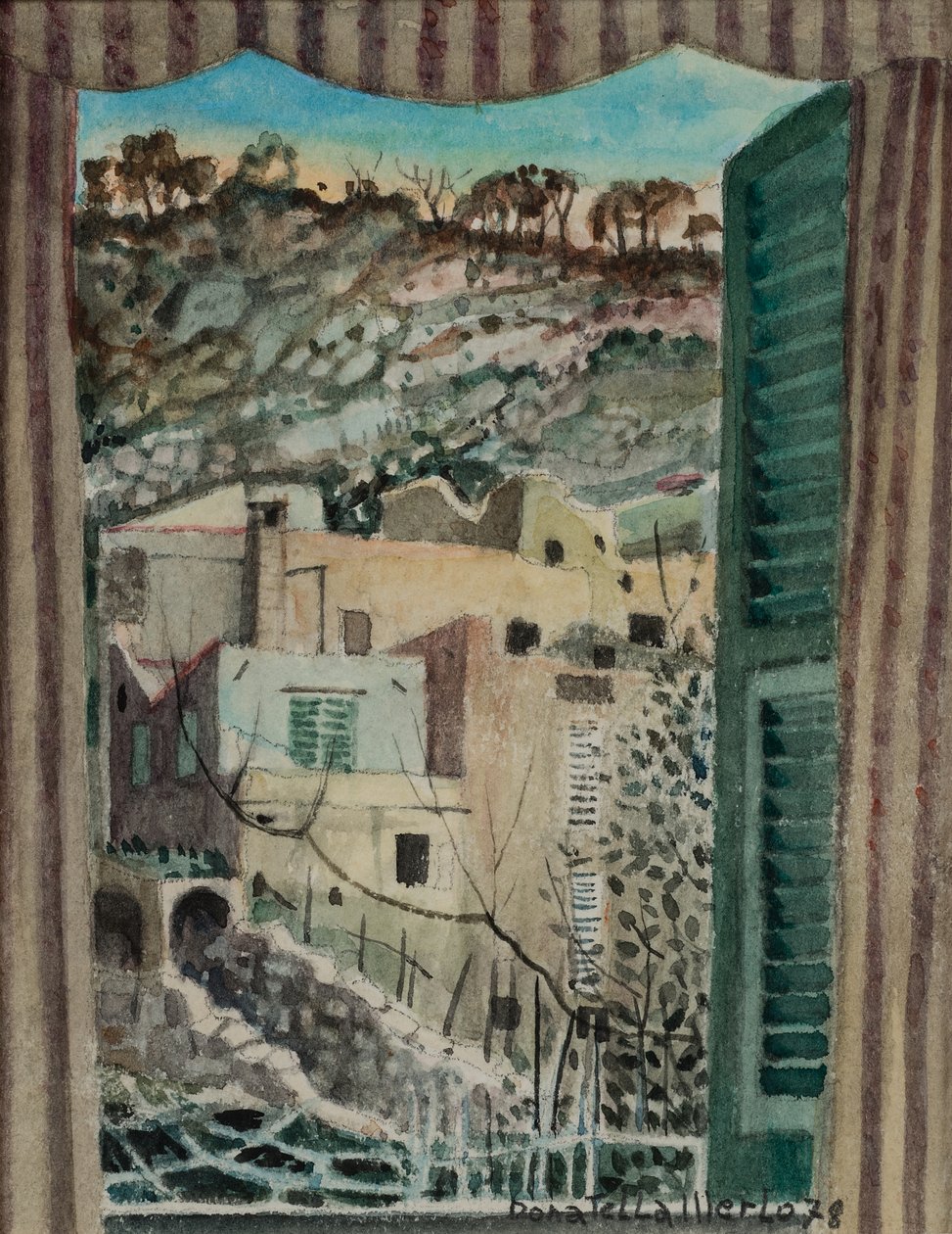 Fra vinduet, Borgio Verezzi av Donatella Merlo