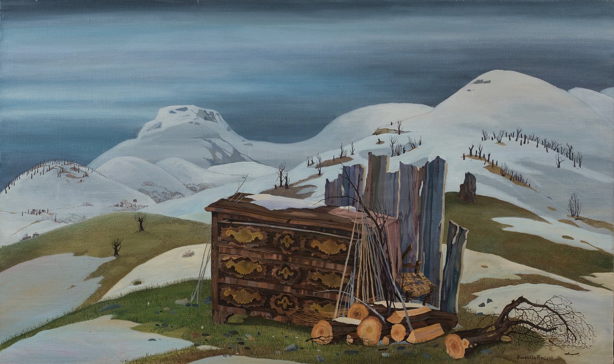 Siste snø i Pian Croesio av Donatella Merlo
