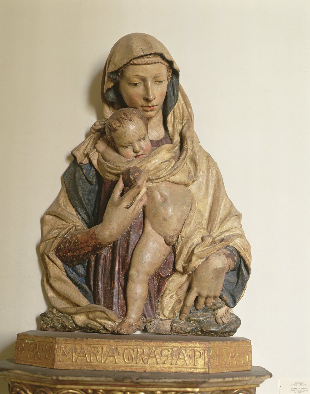 Madonna og barn (tre) av Donatello