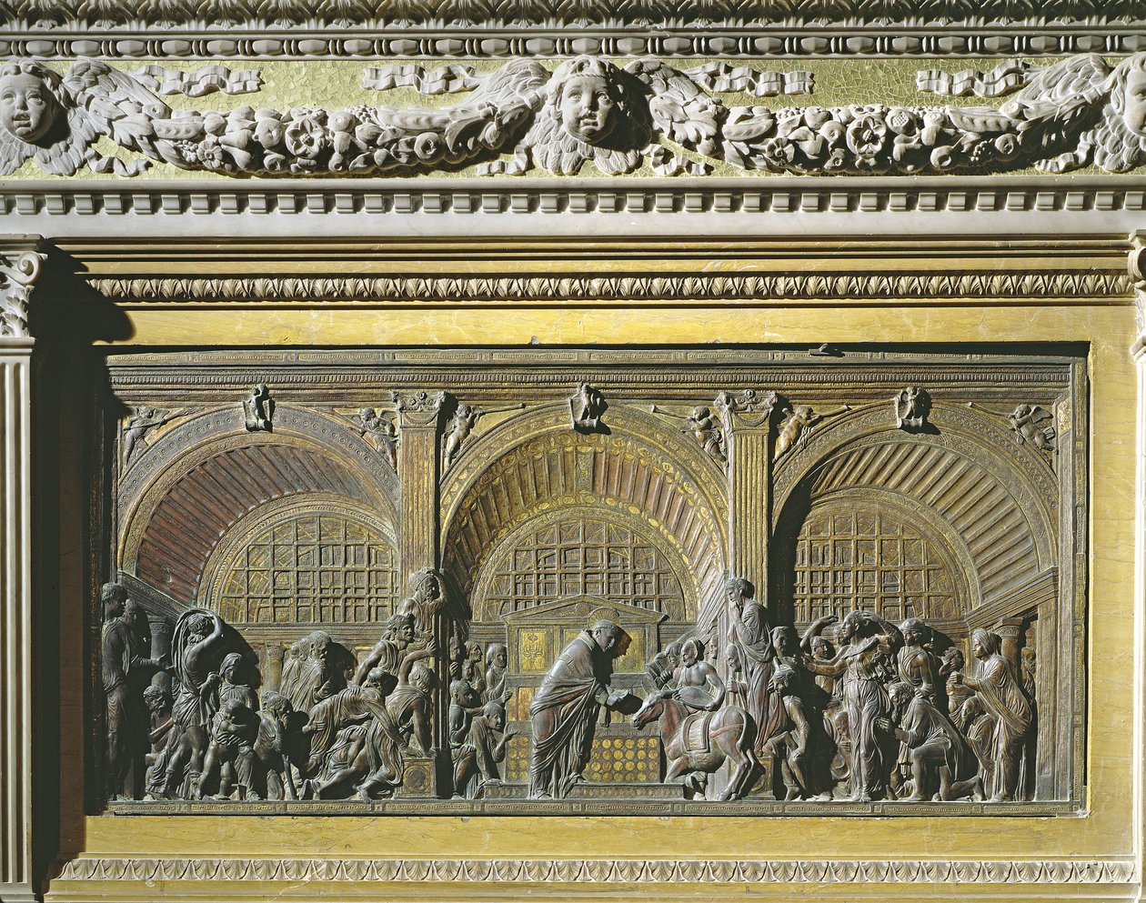 Hovedalter (bronse) av Donatello