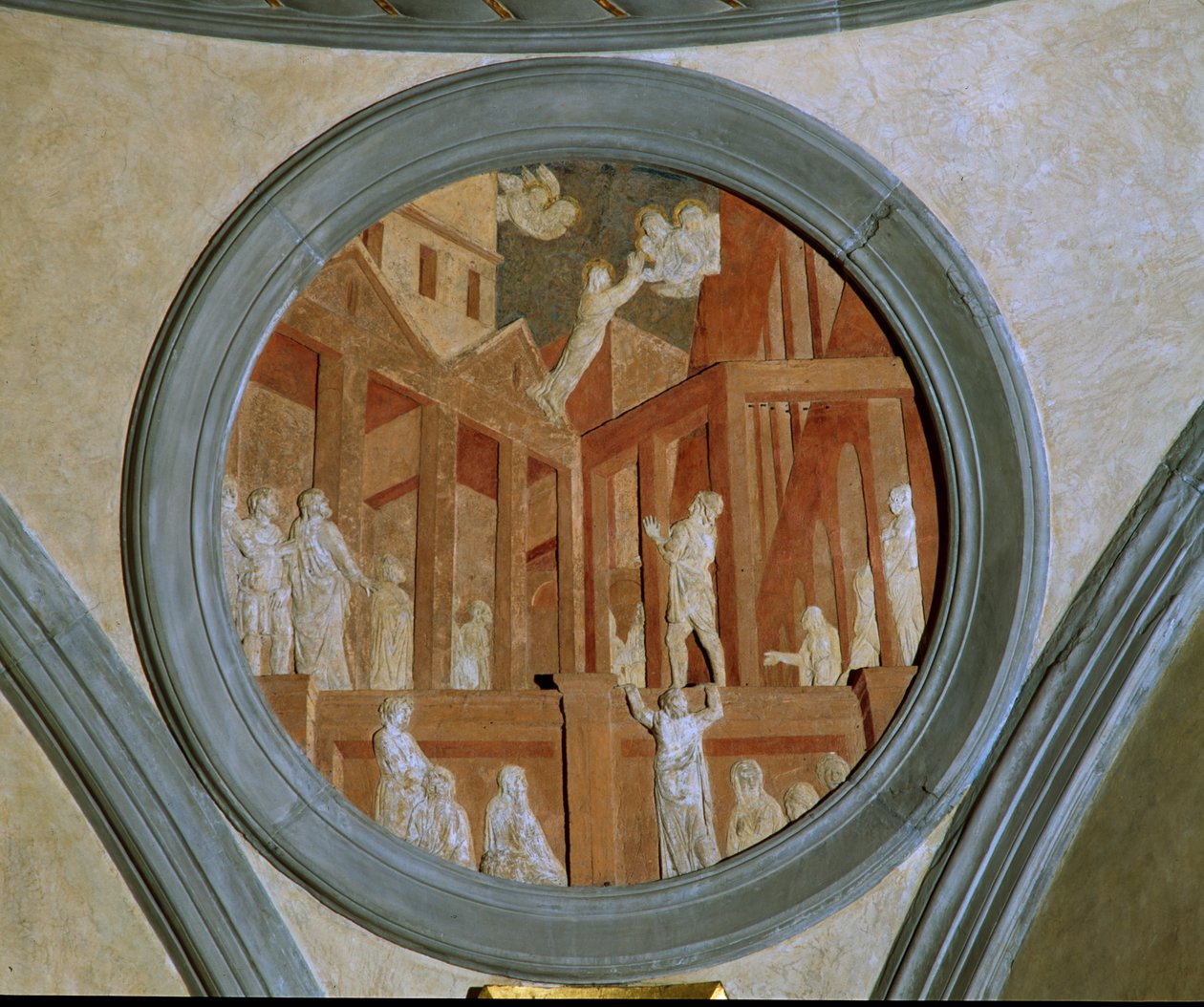 Himmelfart av St. Johannes evangelisten av Donatello