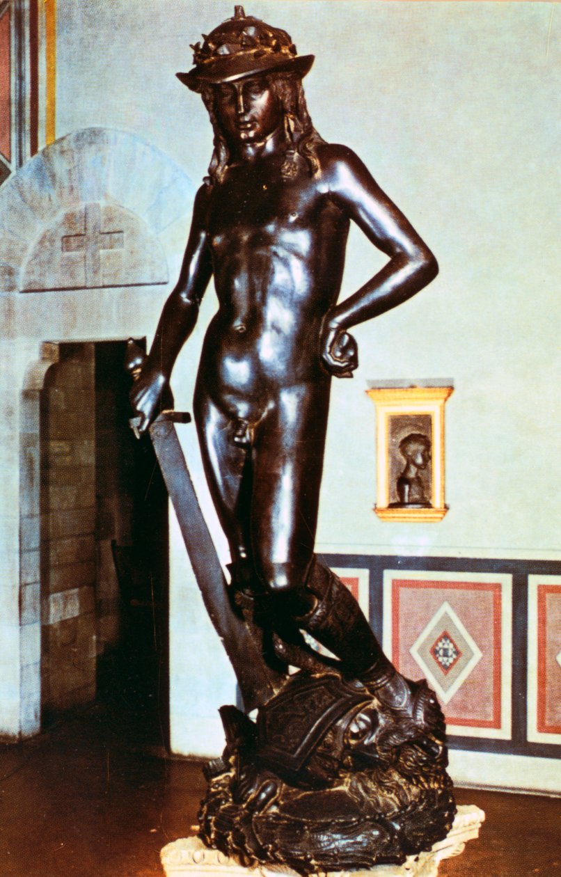 Bronsestatue av David, c1430-1440 av Donatello