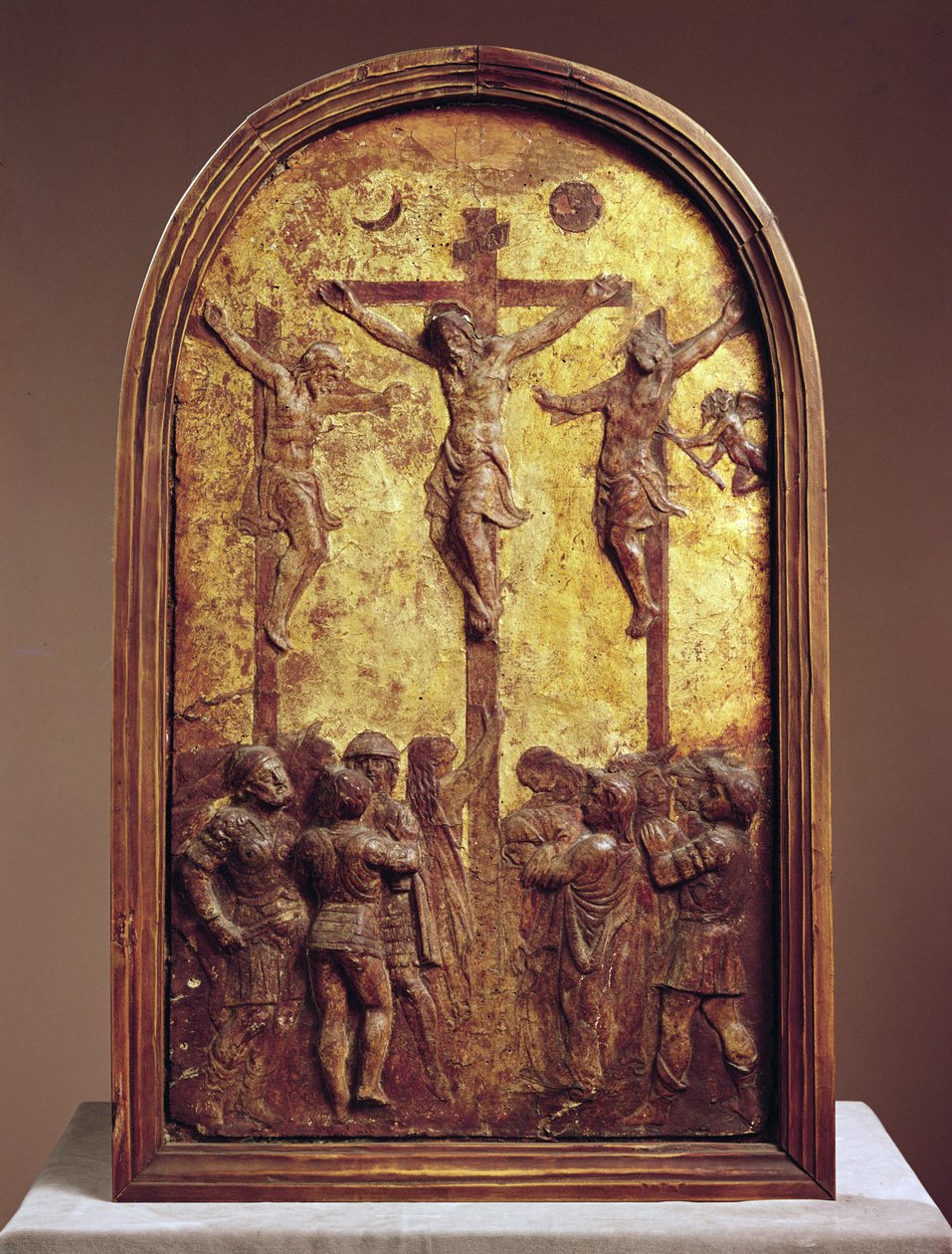 Korsfestelse, tredje kvartal av 1400-tallet eller 1800-tallets pappmaché av Donatello