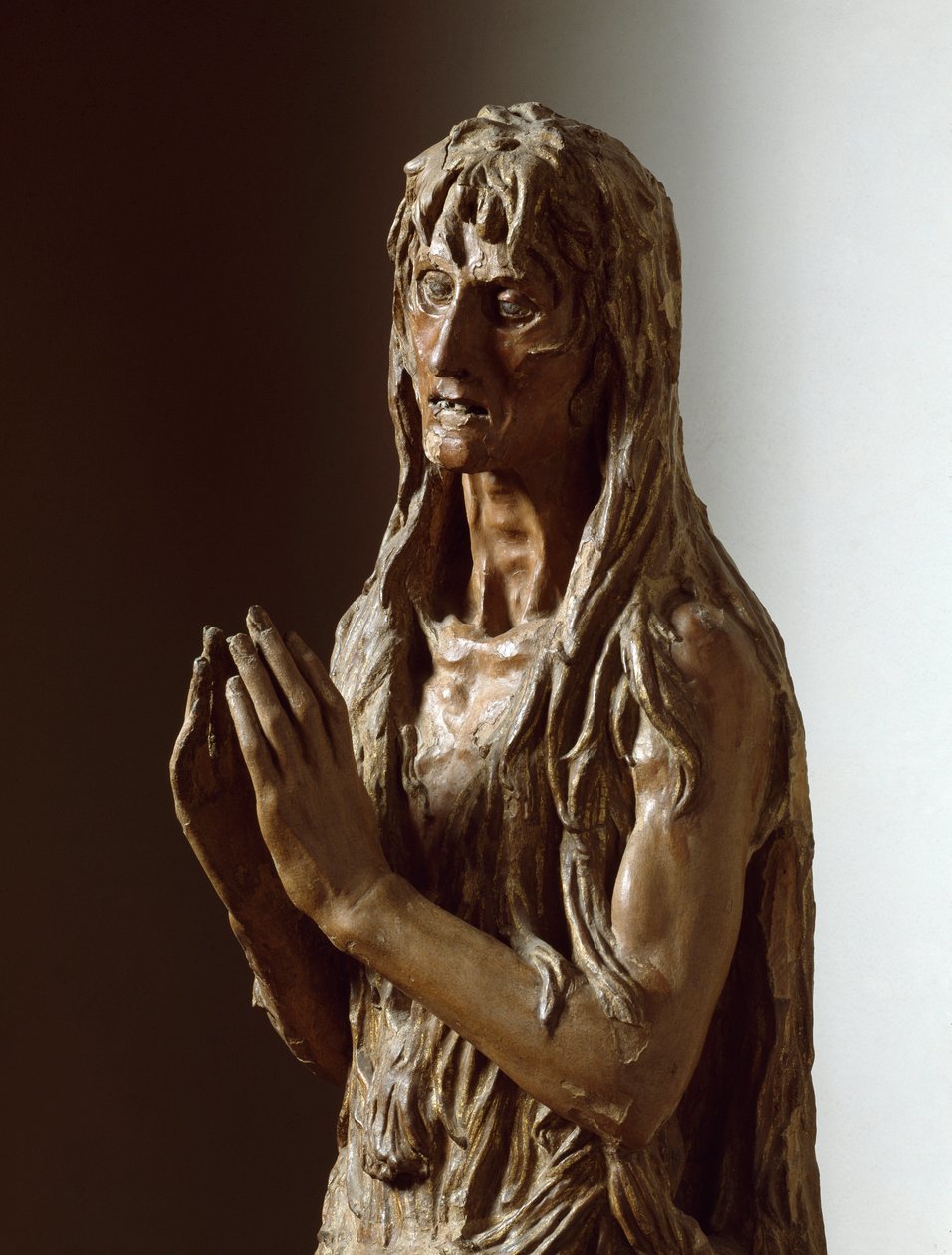 Maria Magdelen. Polykrom treskulptur av Donatello