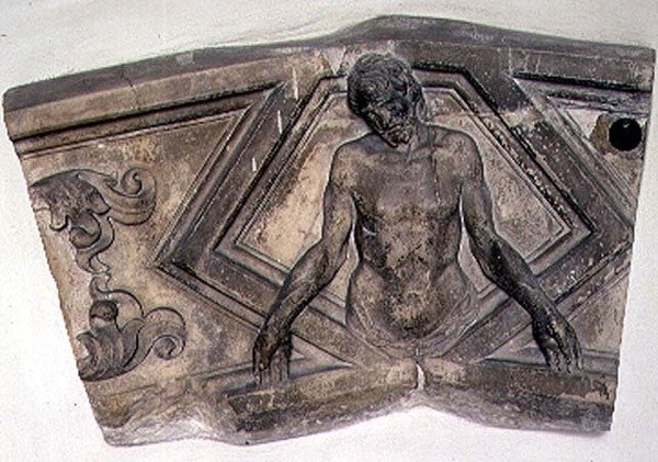 Den døde Kristus (terrakotta) av Donatello