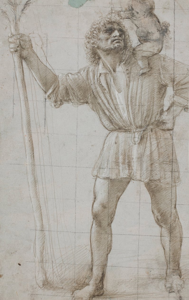 St. Christopher med Jesusbarnet av Donato Bramante