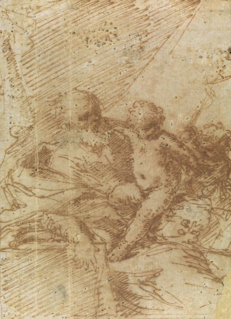 St. Joseph med Jesusbarnet og Johannes av Donato Creti
