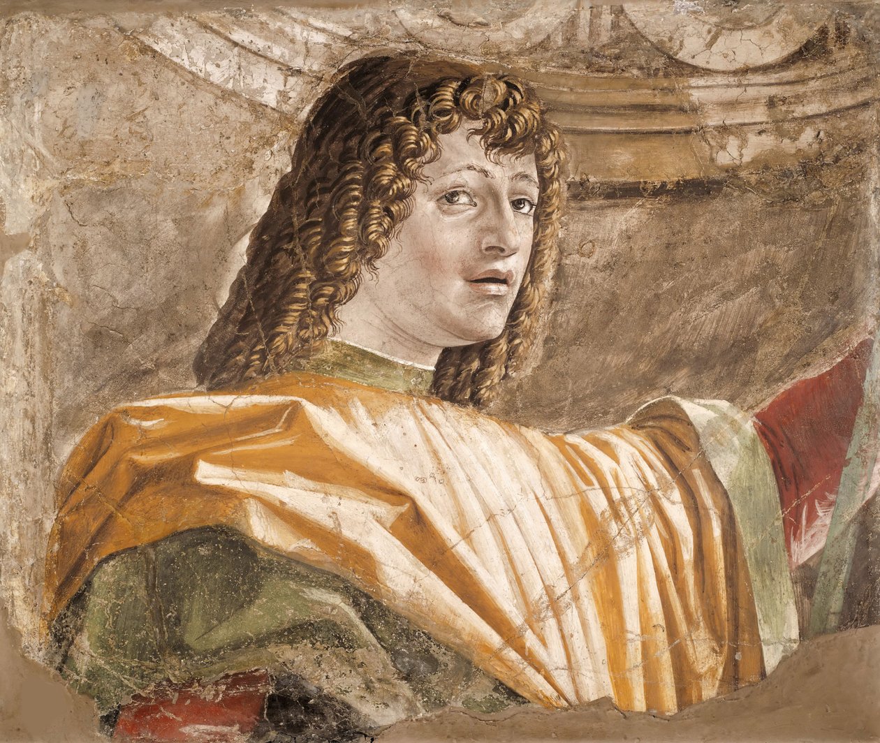 Mann med hellebard, 1490-1492. av Donato Bramante
