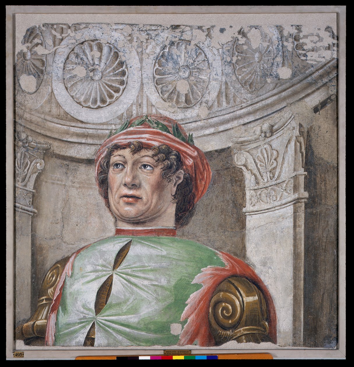 Poetprisvinner med rød lue av Donato Bramante