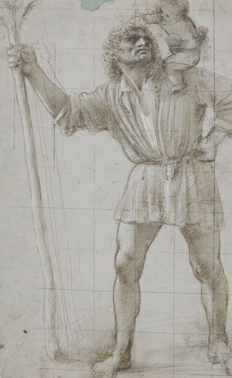 St. Christopher med Jesusbarnet av Donato Bramante