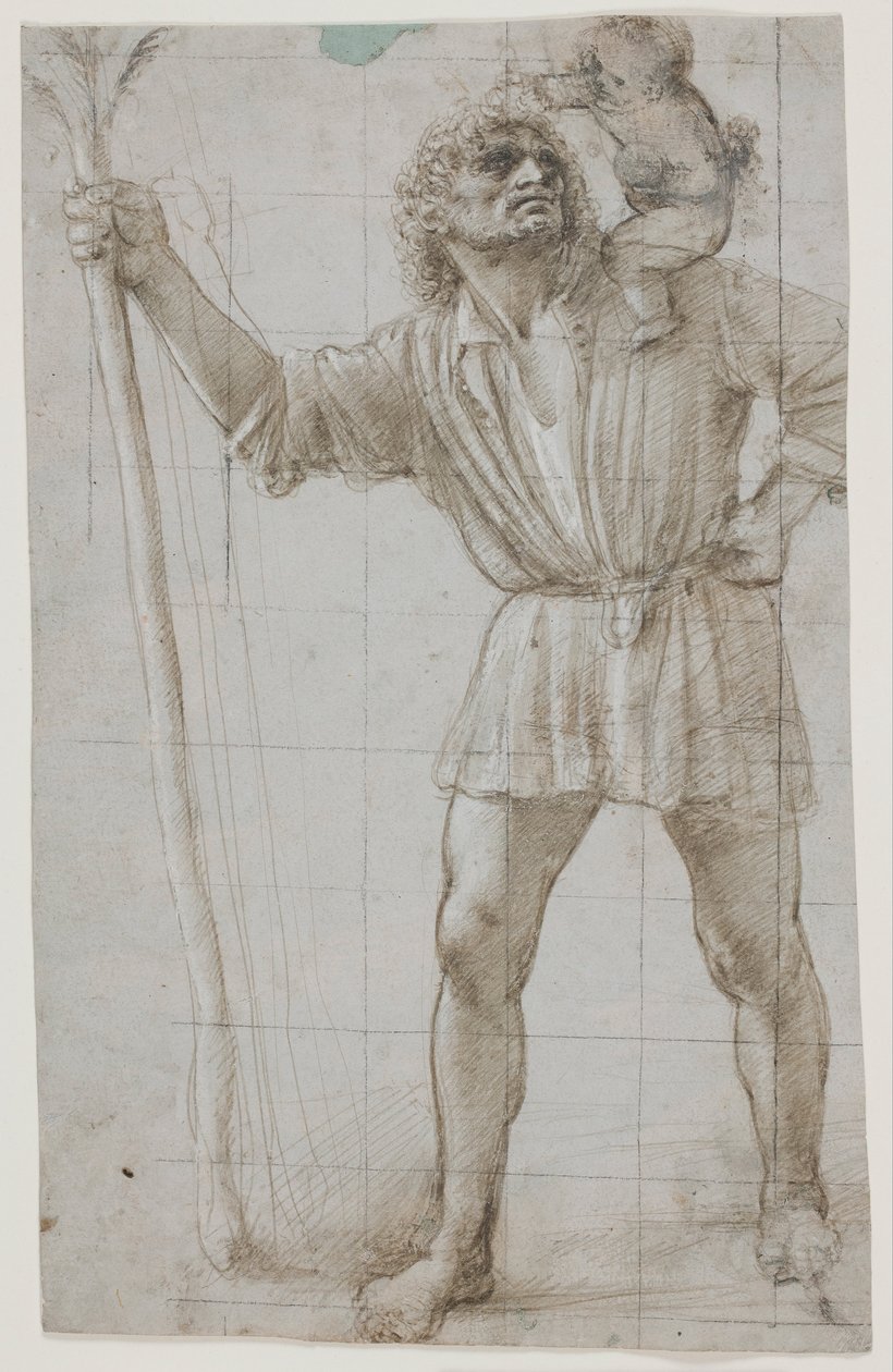 St. Kristoffer med Jesusbarnet av Donato Bramante