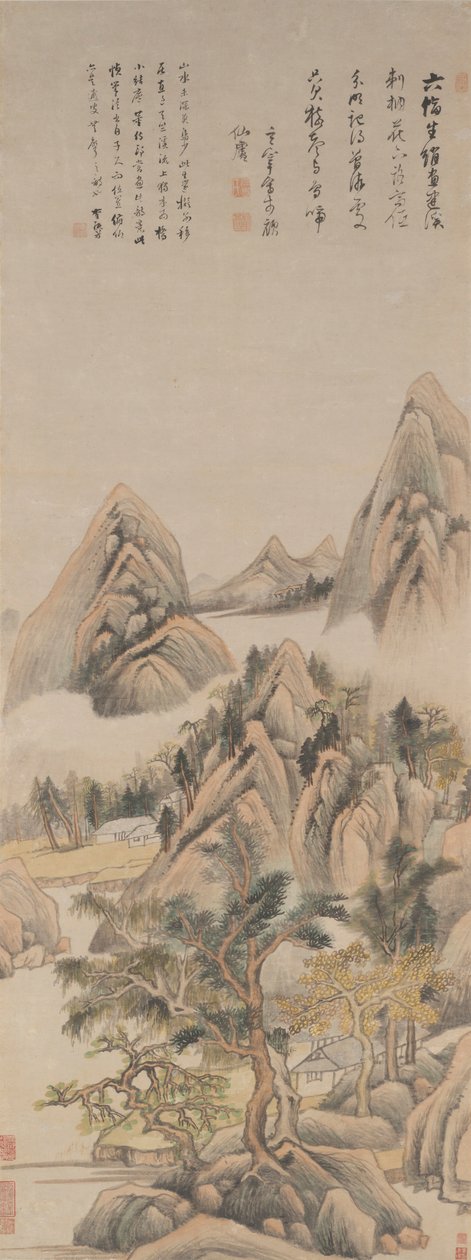 Minner om Jian-elven av Dong Qichang