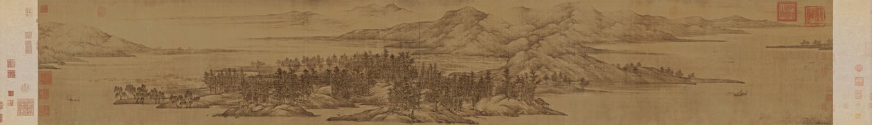 Jiangnan Summer View, 10. århundre. av Dong Yuán
