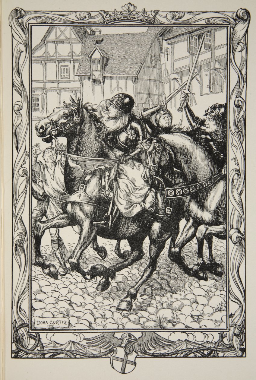 Rushed Upon the Astonished Throng, illustrasjon fra 
