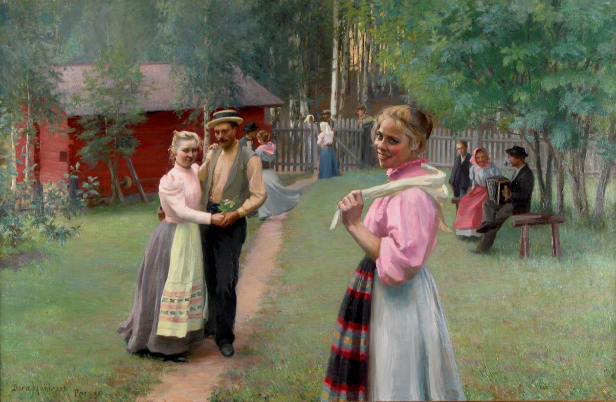 Evening in ParaisillanEnglish: Evening in Parainenn av Dora Wahlroos