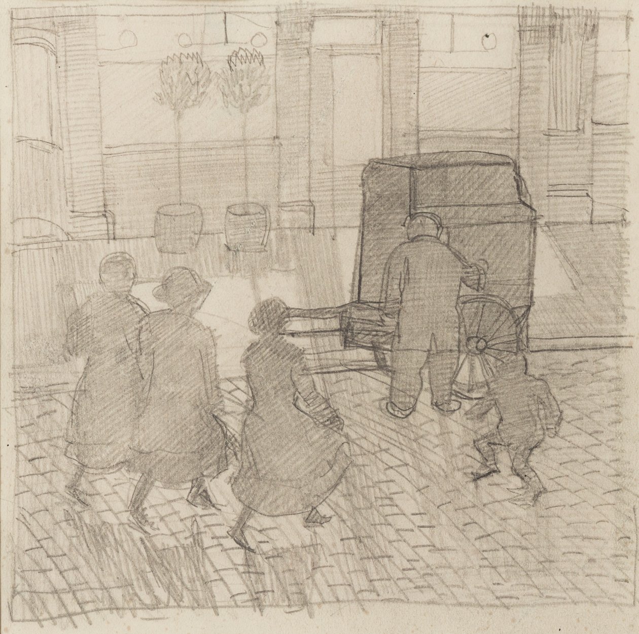 Orgelkvern, ca. 1914 av Dora Carrington