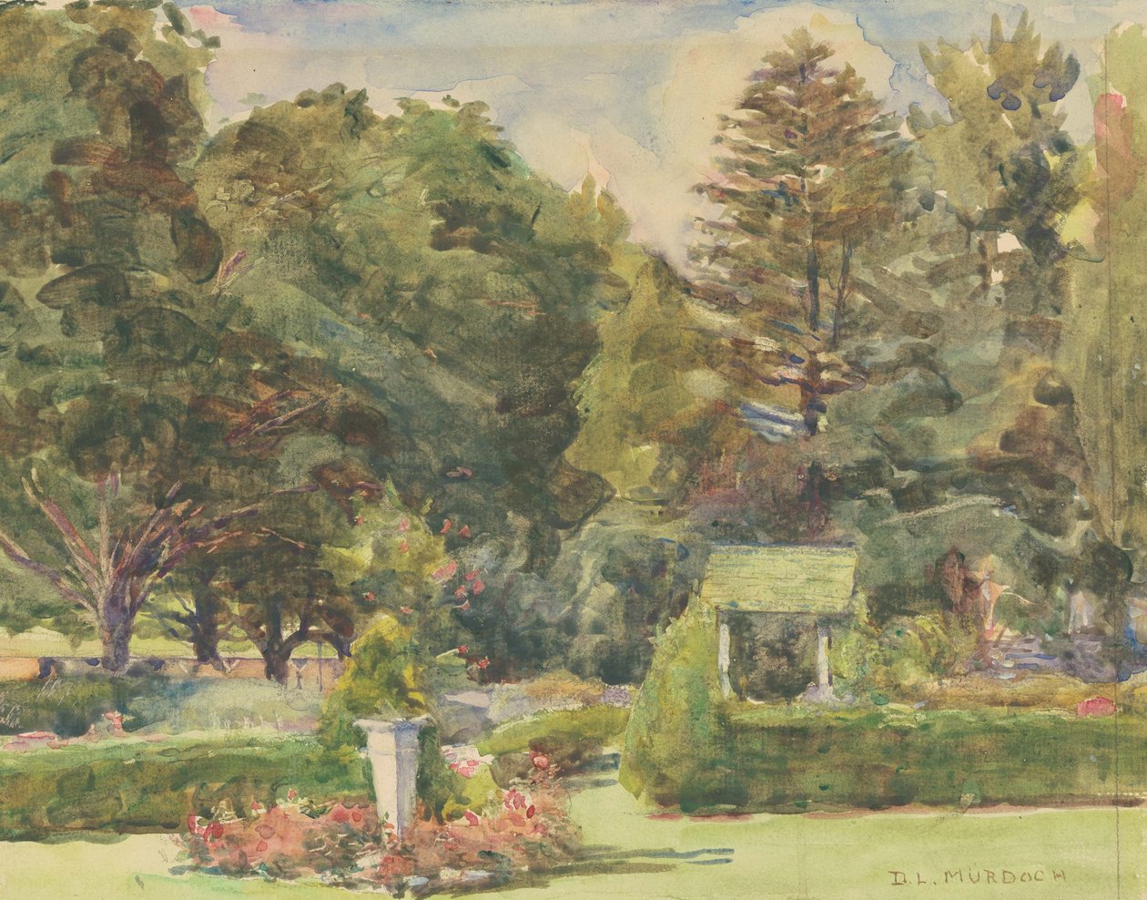 Parmelee Garden, ca. 1920 av Dora Louise Murdoch