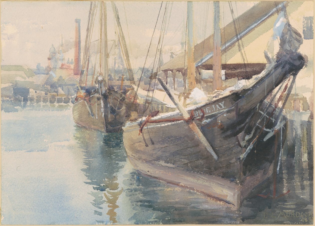 Skip ved kaien av Dora Louise Murdoch