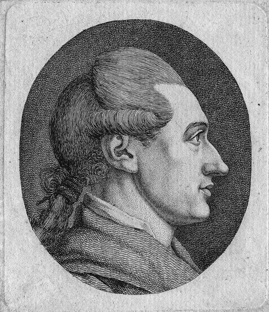 Portrett av forfatteren Johann Wolfgang von Goethe 1749-1832 av Dora Stock