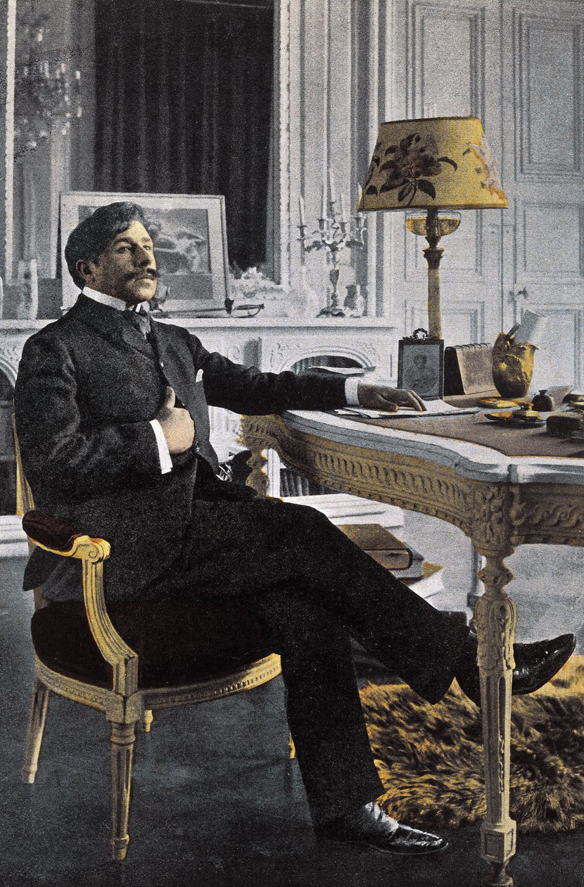 Portrait of Paul Adam (1862-1920), French writer - Paul Adam French writer - photo by Paul Francois Arnold Cardon (1858-1941) (Dornac) av Dornac