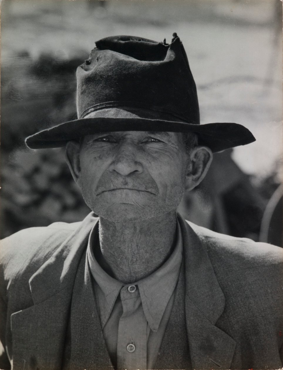 Tidligere leietakerbonde på Relief Grant, Imperial Valley, California av Dorothea Lange