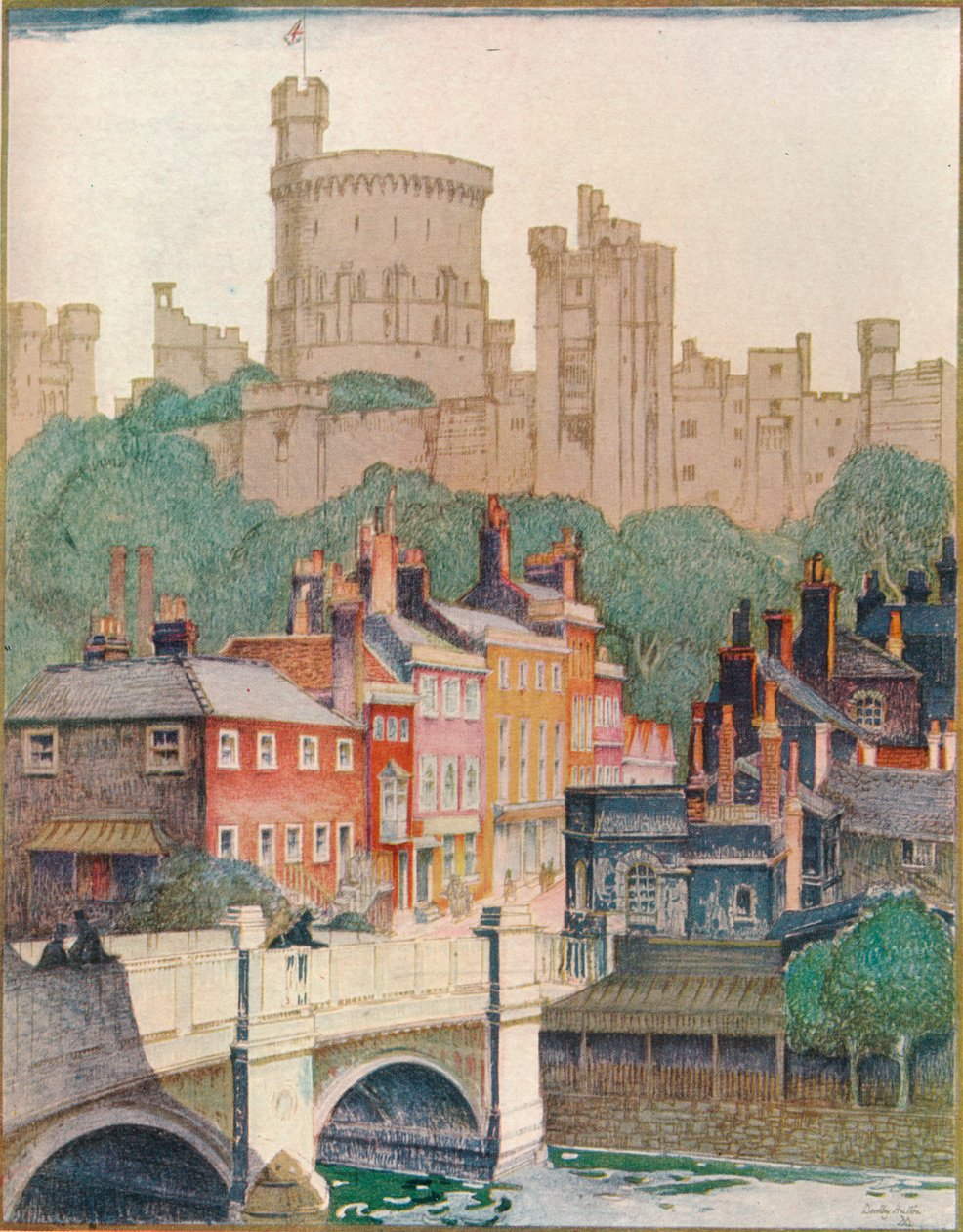 Windsor Castle, 1922. 1924 av Dorothy Hutton