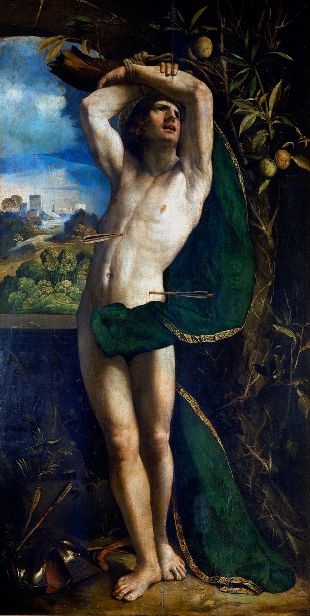 St. Sebastian av Dosso Dossi
