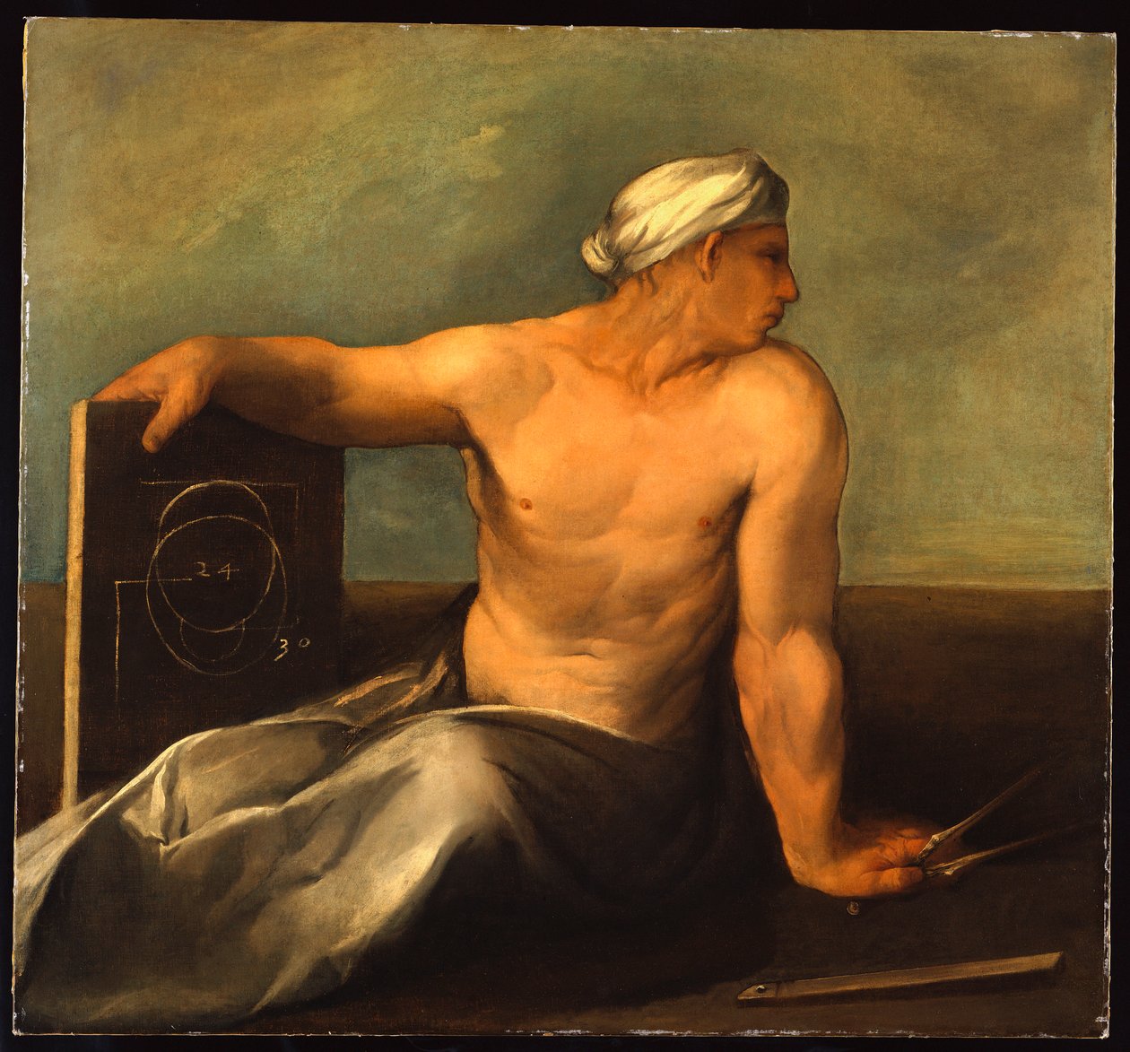 En personifisering av geometri av Dosso Dossi