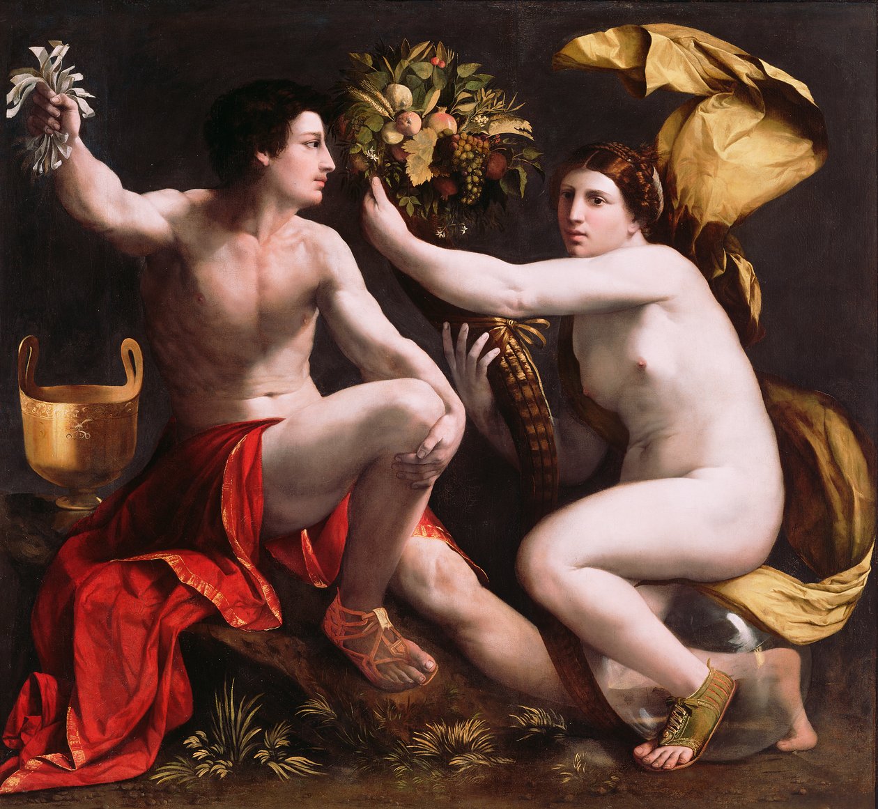 Allegory of Fortune, ca. 1530 (olje på lerret) av Dosso Dossi