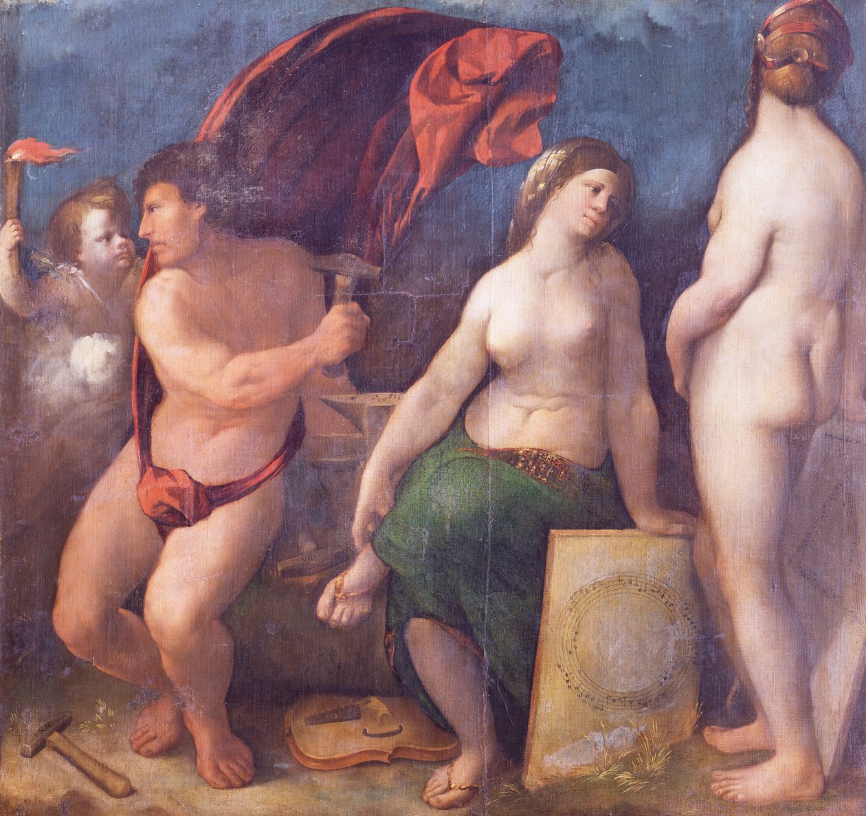 Allegori av musikk av Dosso Dossi