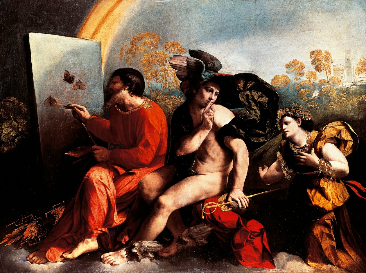 Jupiter og maler, av Dosso Dossi av Dosso Dossi