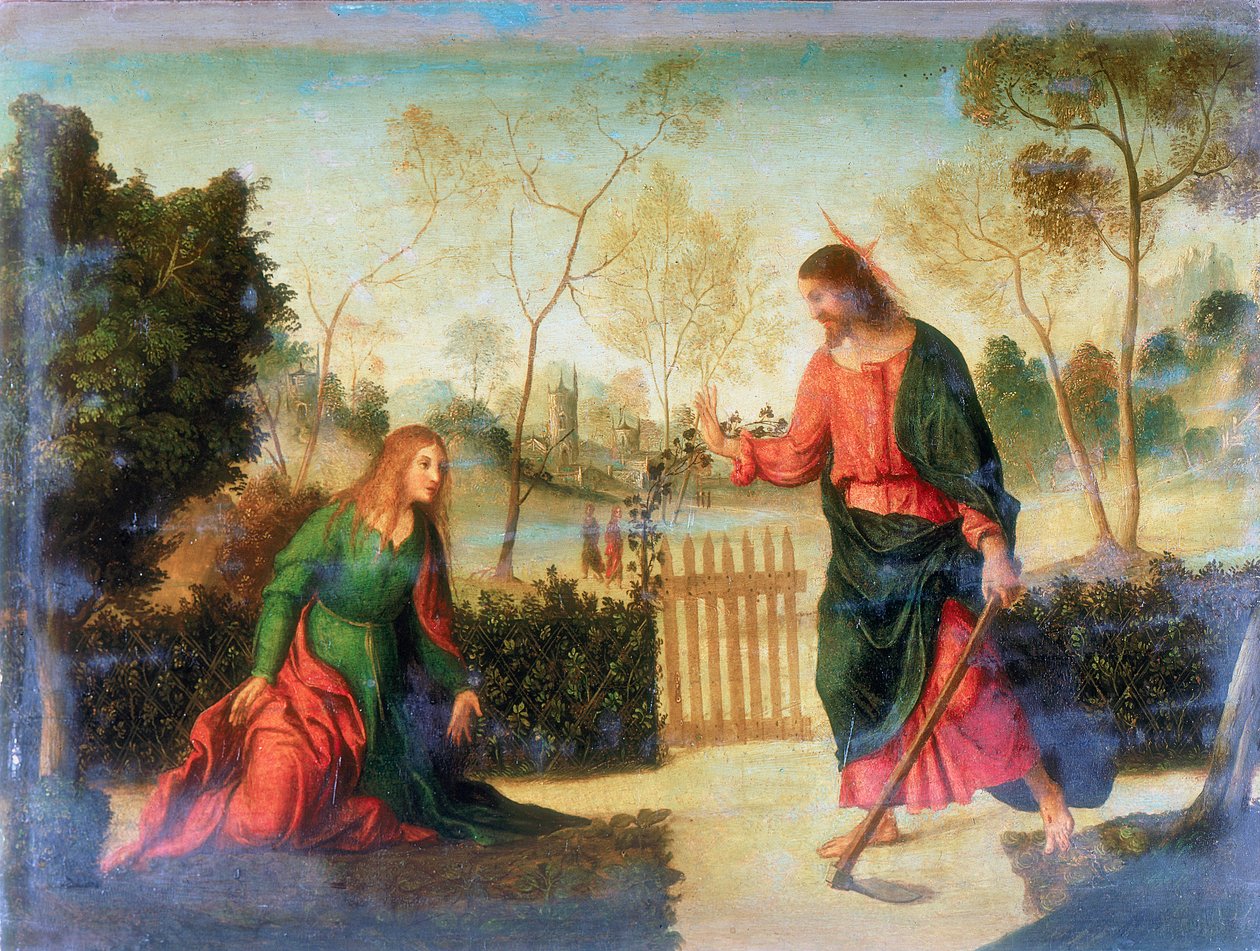 Noli Me Tangere, tidlig på 1500-tallet av Dosso Dossi