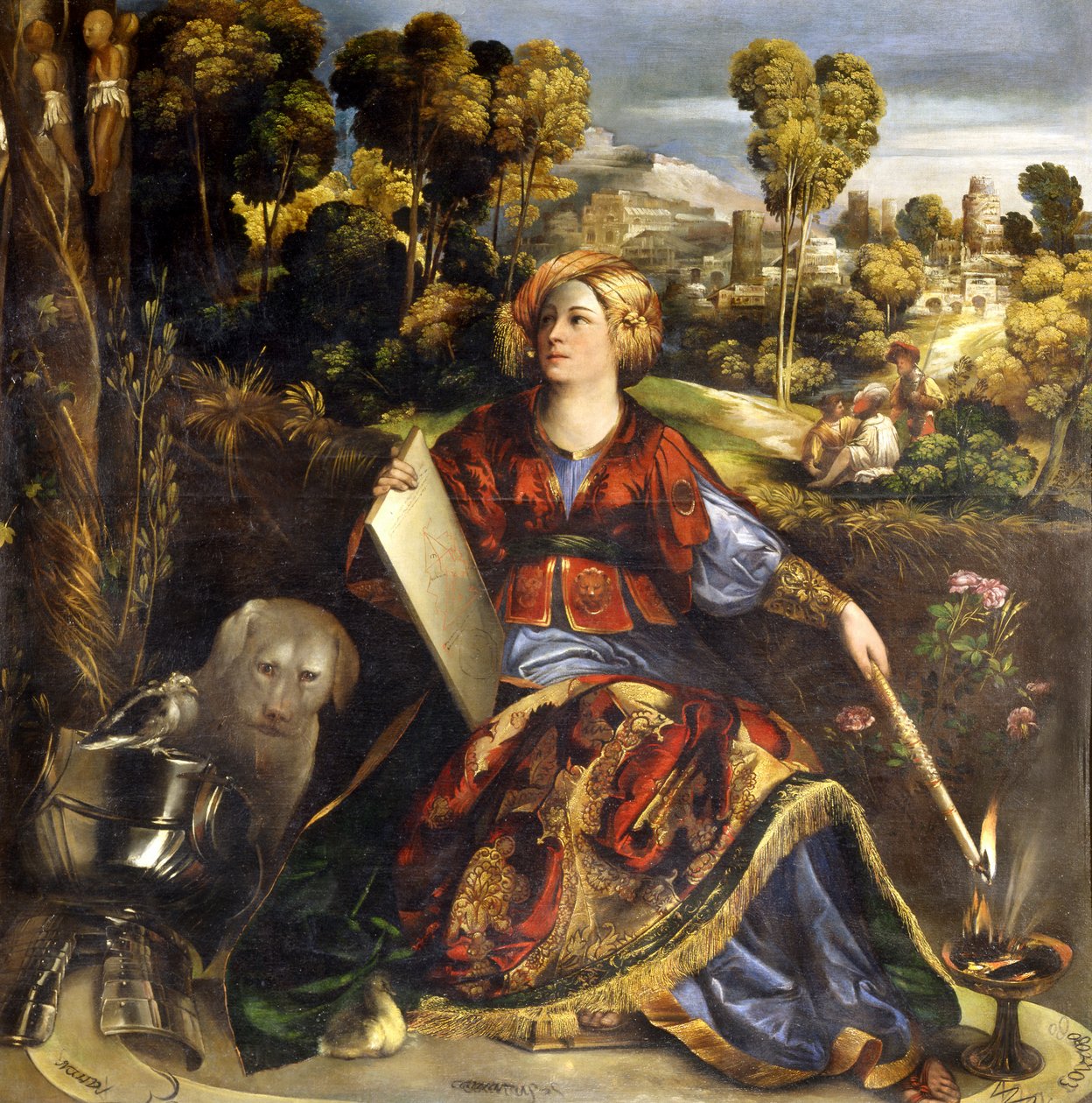 The Sorceress Circe eller Melissa av Dosso Dossi