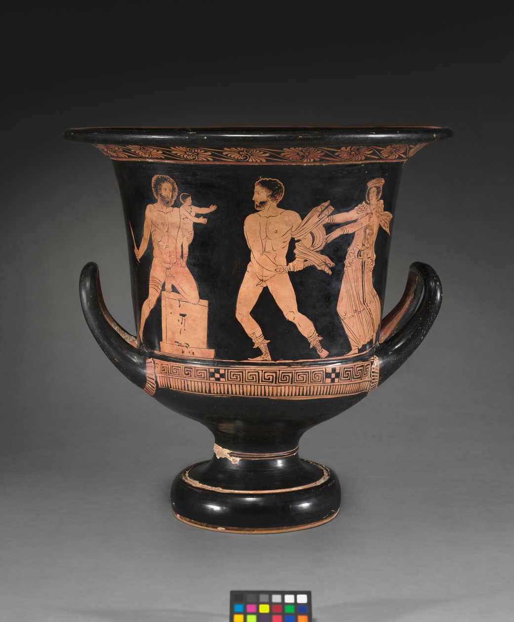 Detalj fra en rød-figur lekythos av Douris