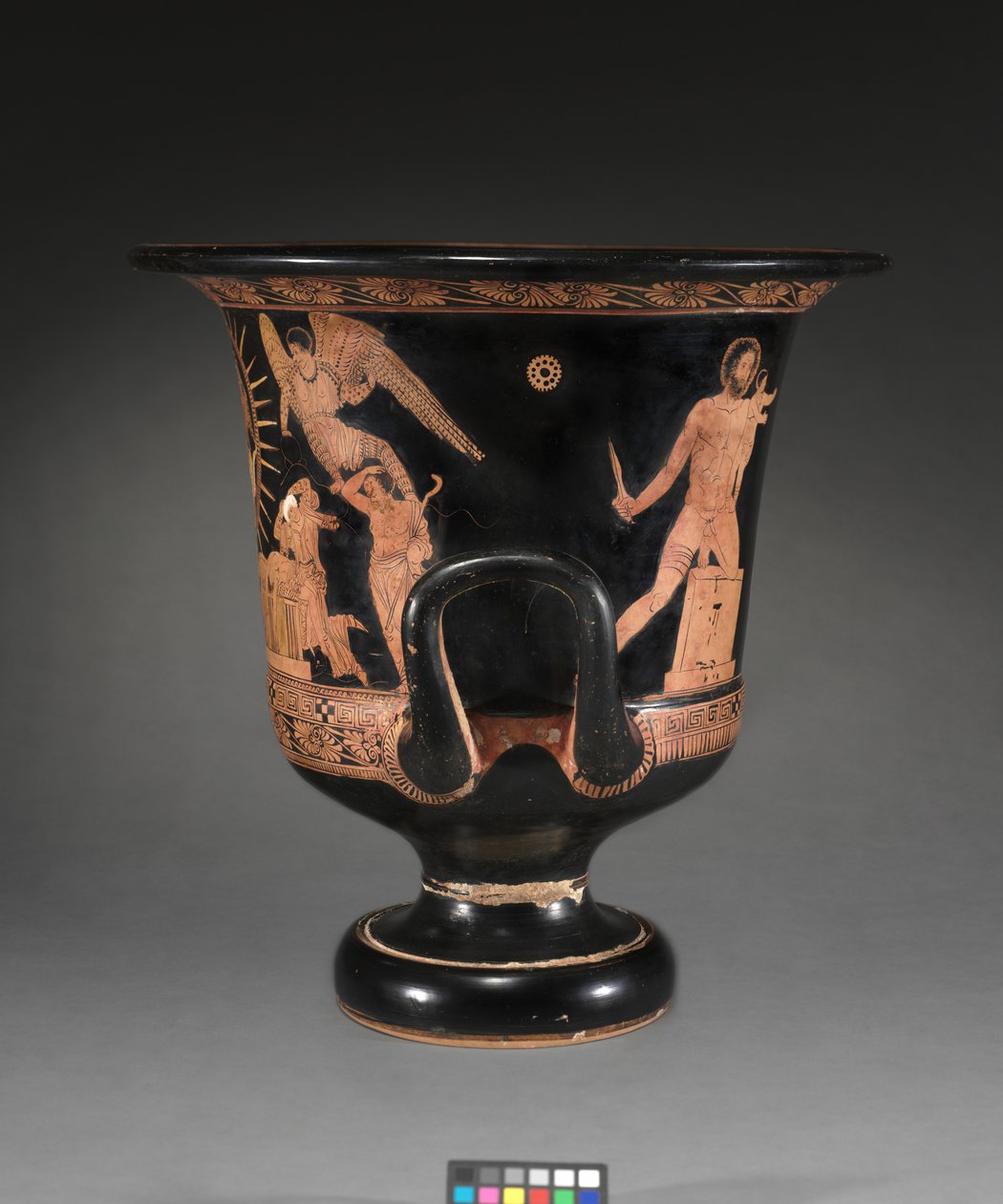 Detalj fra en rød-figur lekythos av Douris