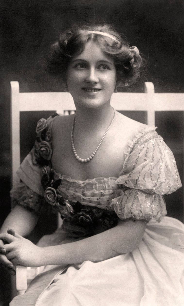 Nina Sevening , britisk skuespillerinne, tidlig på 1900-tallet. av Dover Street Studios