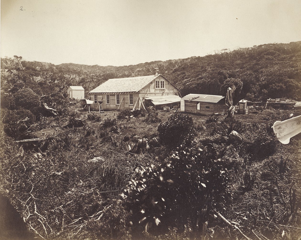 The German Transit of Venus Expedition, Auckland Islands, 1874-75 (albumtrykk) av Dr. Guido Wolfram