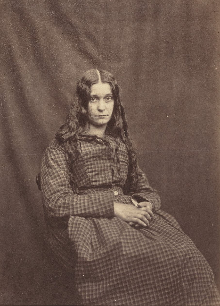Kvinne, Surrey County Asylum, ca. 1855. av Dr Hugh Welch Diamond