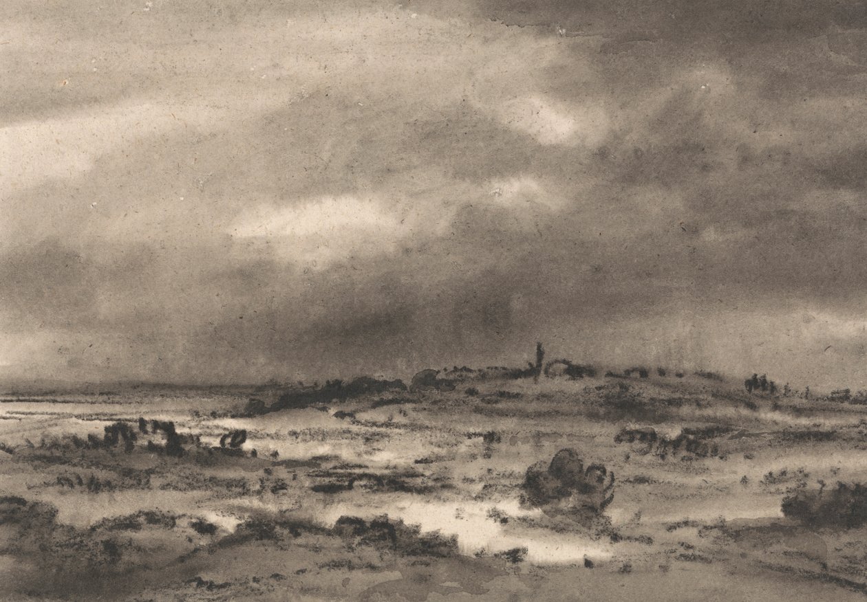 Komposisjon: Marshland Landscape av Dr. Thomas Monro