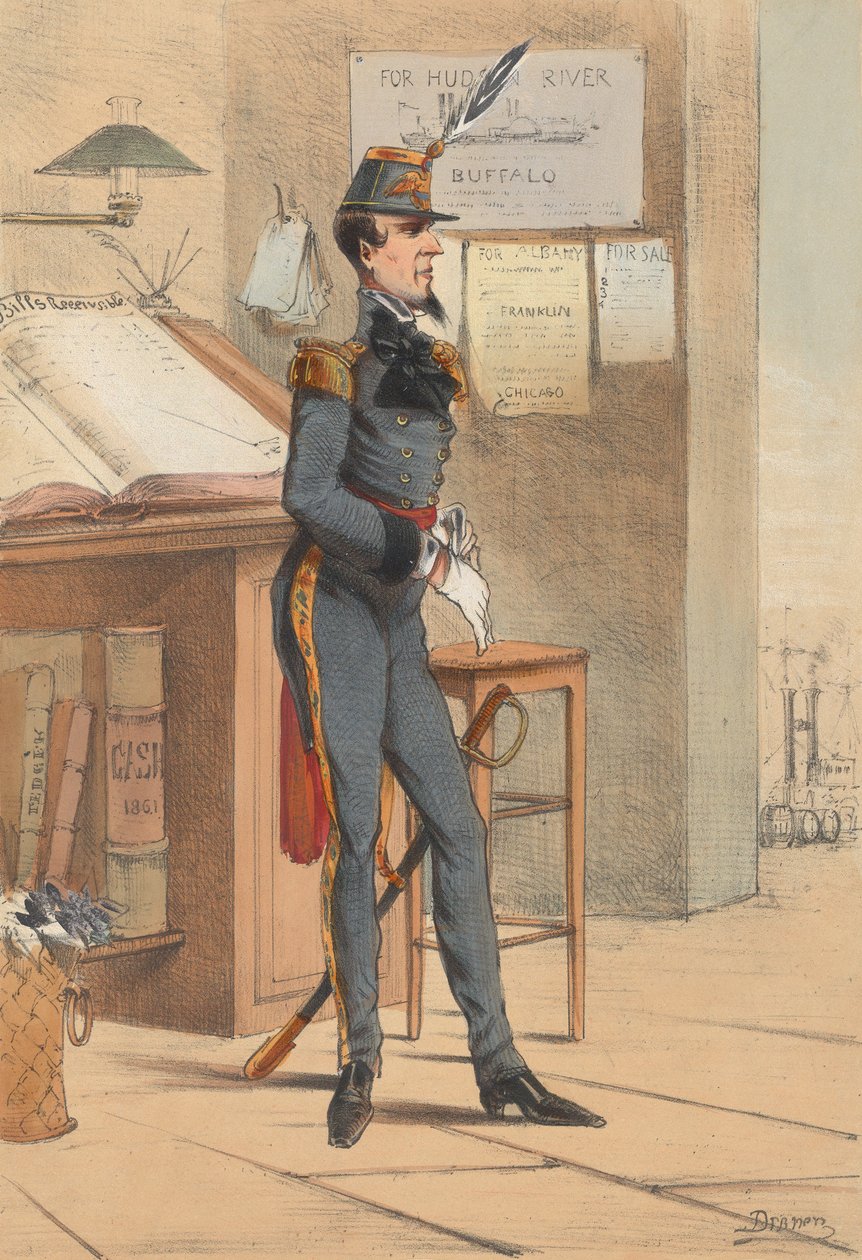 Amerikas forente stater 1865 - 7. regt. av New York, 1865. av Draner