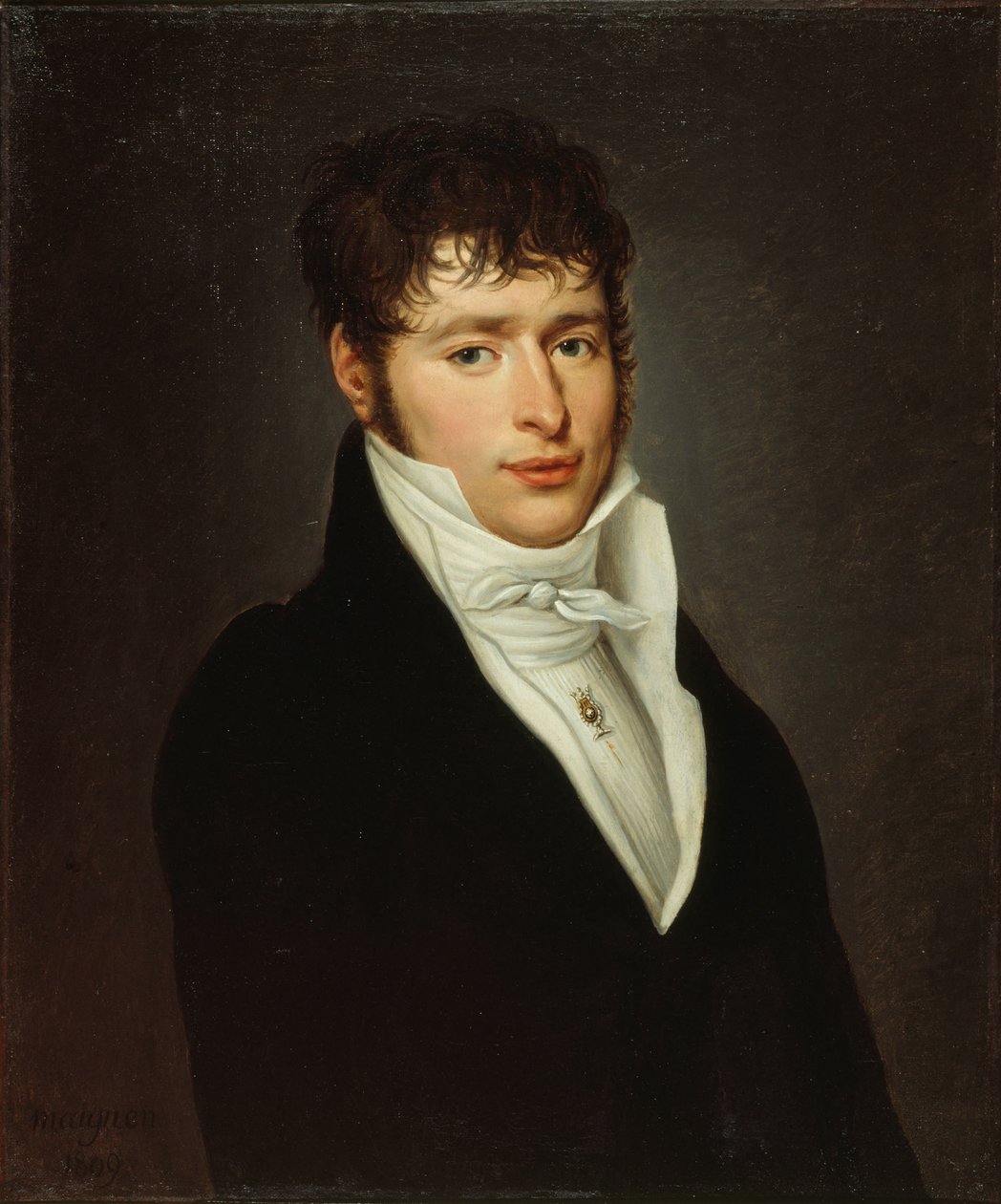 Portrett av sangeren Jean Elleviou 1769-1842, 1809. av Désiré Adelaïde Charles Maignen de Sainte